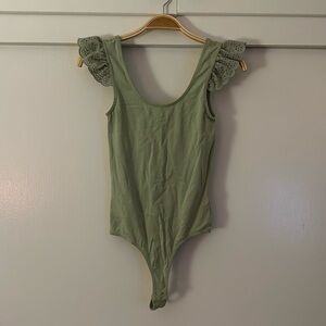 Vero Moda Sage Green Bodysuit - SZ XS - Never Worn
